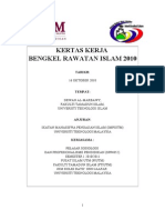 Kertas Kerja Bengkel Perubatan Islam