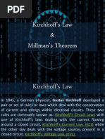 Kirchhoff's Law & Millman's Theorem