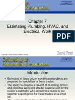 Estimating Plumbing, HVAC, and Electrical Work