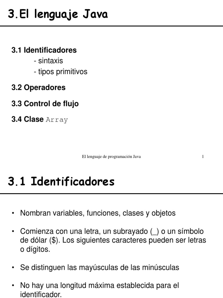 Clase 2 | PDF | Java (lenguaje de programación) | Clase (Programación ...