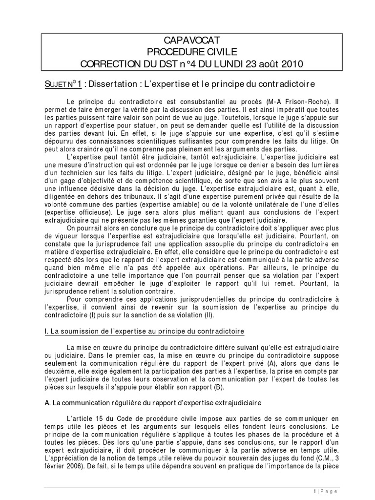 Pciv - DST 4 - Corriges | PDF | Compétence | Juge