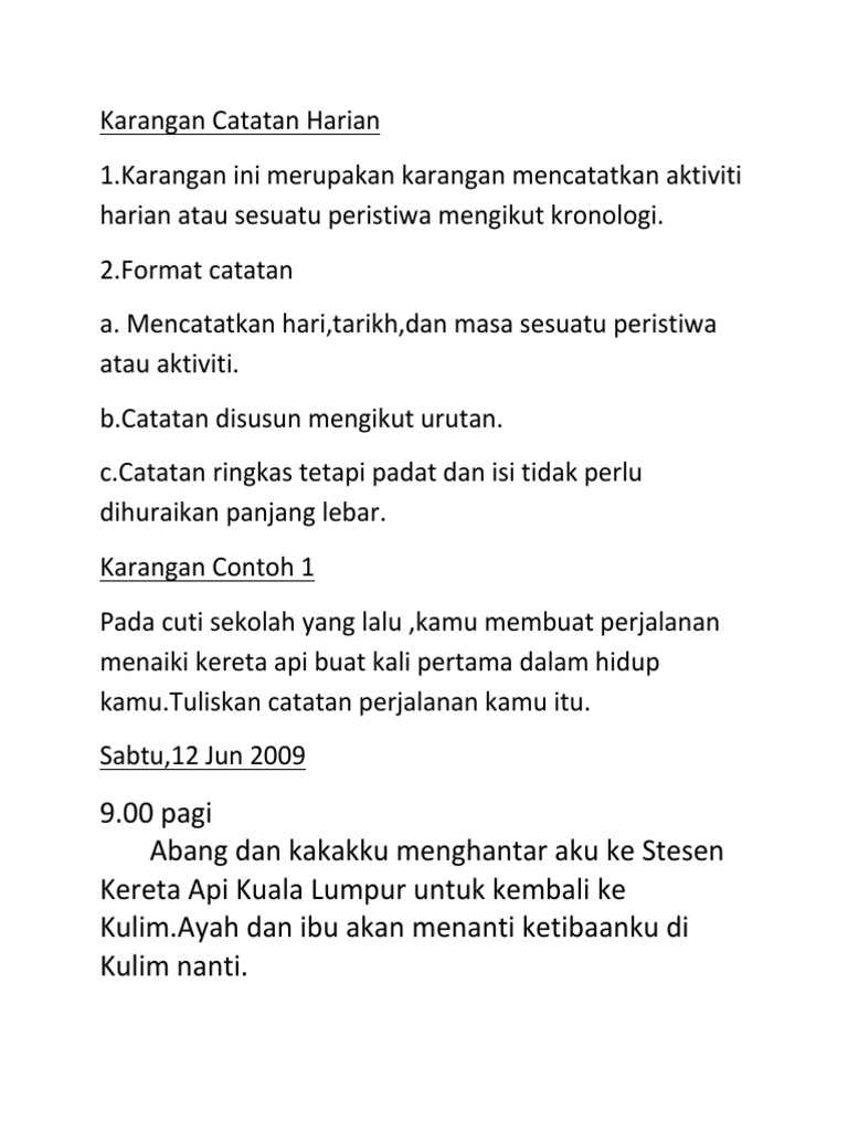 Catatan Harian Pdf