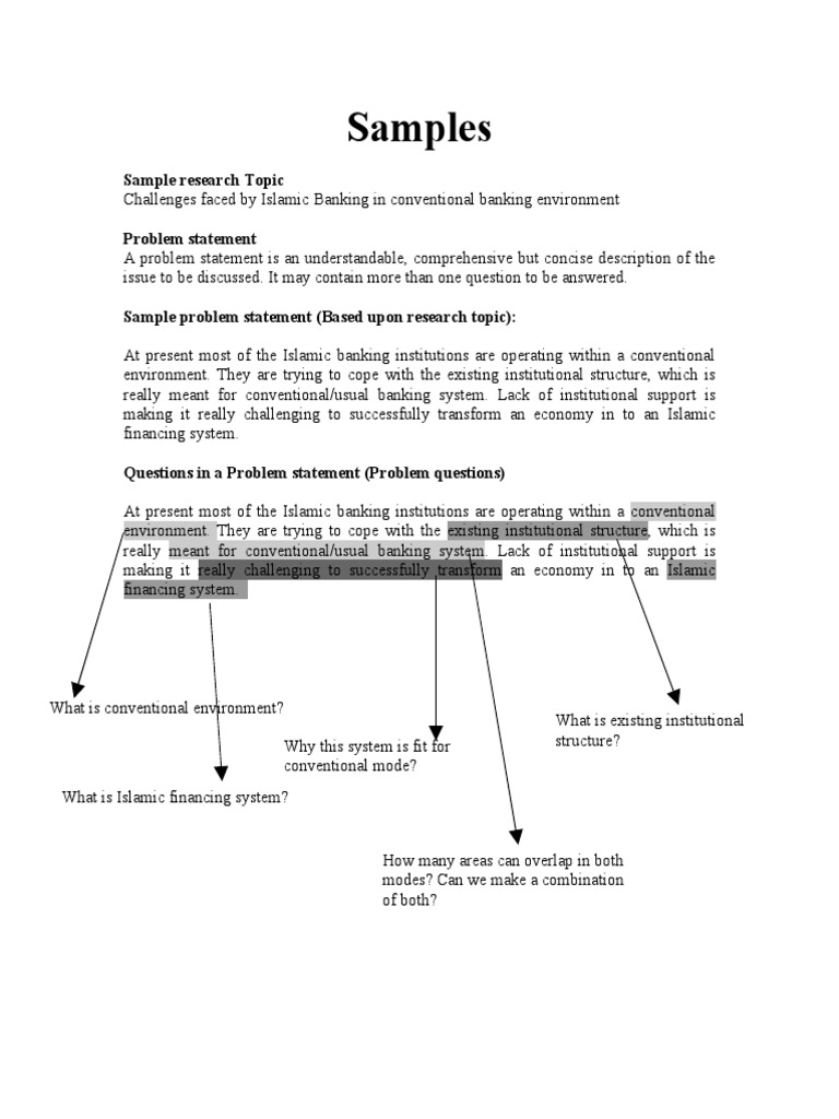 How To Write Problem Statement  PDF