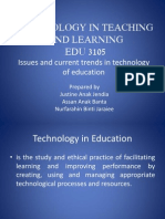 Issues and Current Trends in Technology of Education