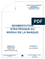 Segmentation Stratégique Au Niveau de La Banque