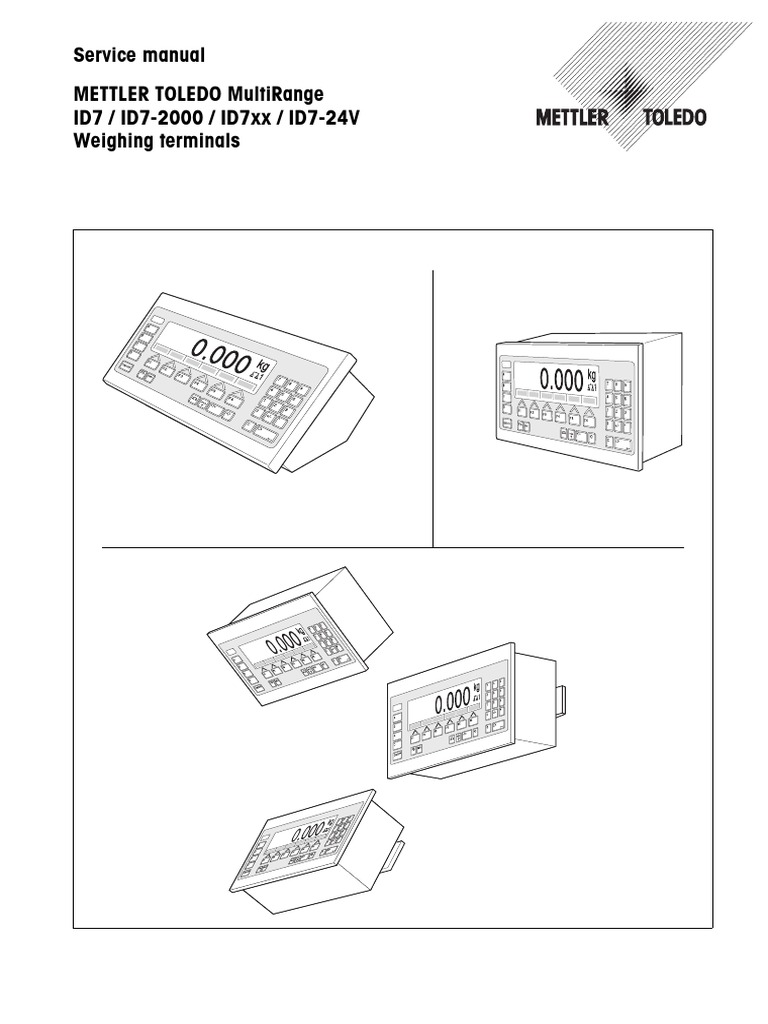 METTLER TOLEDO ID7 Manual+té.. | Electrical Connector | Electronic  Engineering