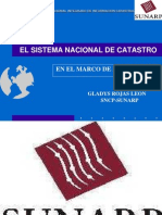 El Sistema Nacional de Catastro