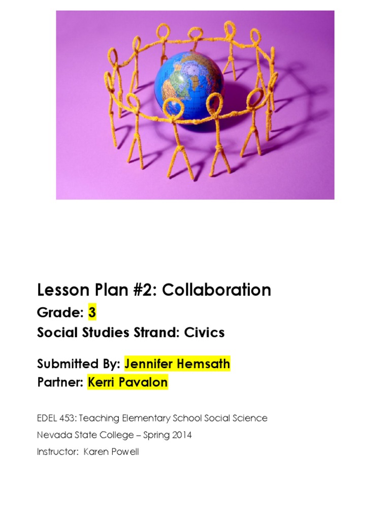 Social Studies Civics Lesson Lesson Plan Lesson