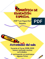 Aula Específica de Educación Especial Requena