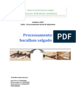 Processamento Bacalhau Salgado