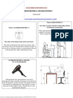 Anthropometrics and Ergonomics