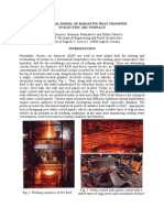 Analytical Model of Radiative Heat Transfer in Electric Arc Furnace