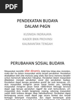 Pendekatan Budaya Dalam p4gn