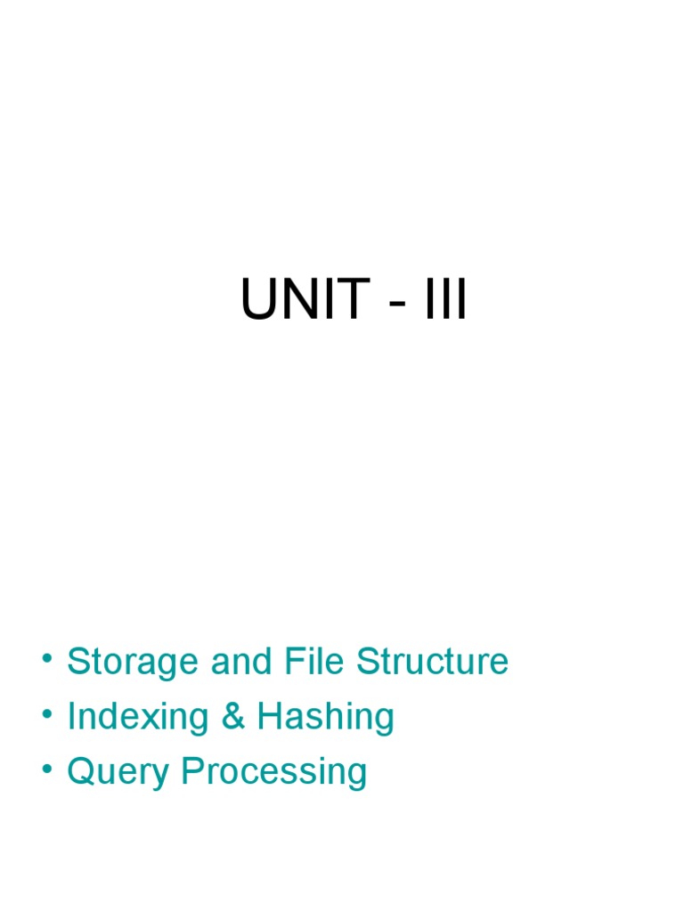 Unit Iii | PDF