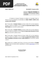 Edital N 008-14 Resultado Preliminar Eagro 2014