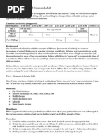 Diffusion Osmosis Lab 2
