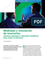 L02 - Modelado y Simulacion de Reservorios Ciencia Artesanal o Artesania Cientifica