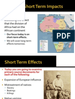 WebNotes - 2014 - Short Term Effects of African Colonization