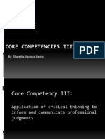 core competencies iii somb