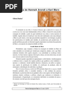 A Crítica de Hannah Arendt a Karl Marx