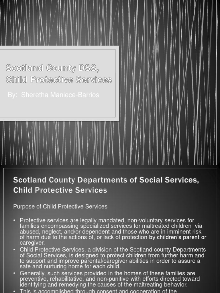 Scotland County Dss Child Protective Services Overview Somb Download Free PDF Child