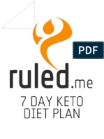 Ruled Me 7 Day Keto Diet Plan
