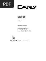 Cary50 UVVIS Operation Manual