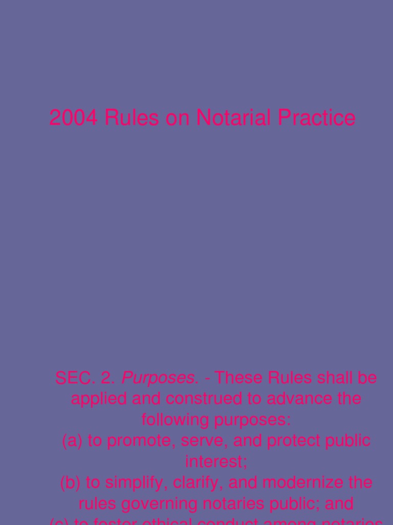 Guidelines for Philippine Notaries Public Duties, Powers, and