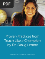 Teach Like A Champion Proven Practices by Missouri Educator Evaluation System