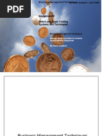 Business Management - Selecting and Applying Costing Systems and Techniques