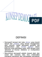 Konsep Demografi