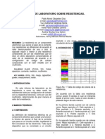 Informe de Laboratorio Sobre Medicion de Resistencias