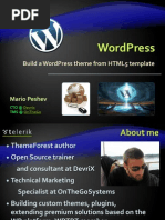 Wordpress Html5 Integrate Telerik 