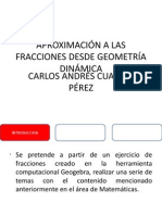 Aproximación A Las Fracciones Desde Geometría Dinámica