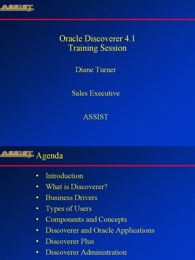 Oracle Discoverer for Executives | PDF | Oracle Database | Accounts Payable