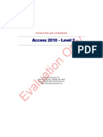 Access 2010 Level 2