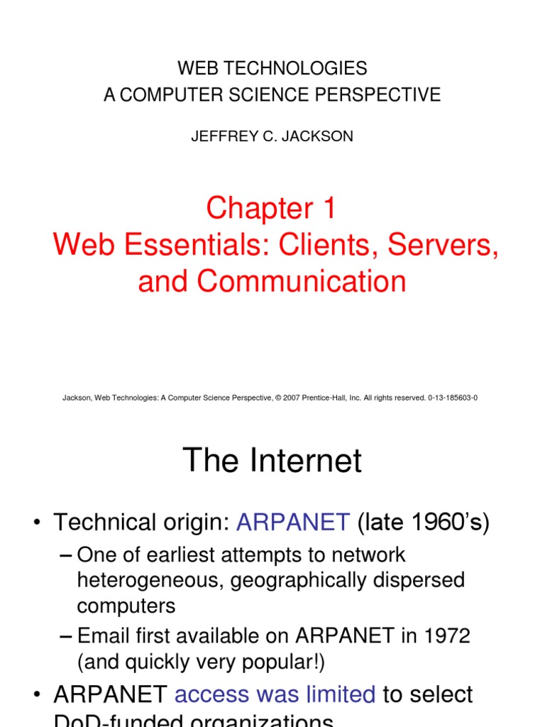 Web Essentials: Clients and Servers | PDF | Hypertext Transfer Protocol ...