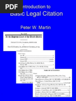 Basic Legal Citation 1