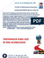 Tantangan Ilmu Gizi Di Era Globalisasi