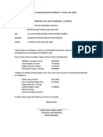 AÑO DE LA CONSOLIDACIÓN ECONÓMICA  Y SOCIAL DEL PERÚ