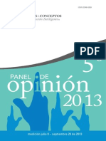 Cifras y Conceptos Panel de Opinión 2013