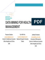 data mining for healthcare management
