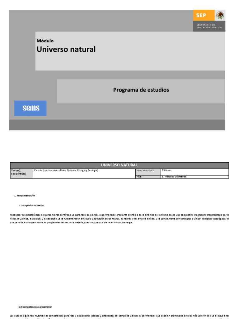 Competencias en Ciencias Experimentales | PDF | Organismos | Geología
