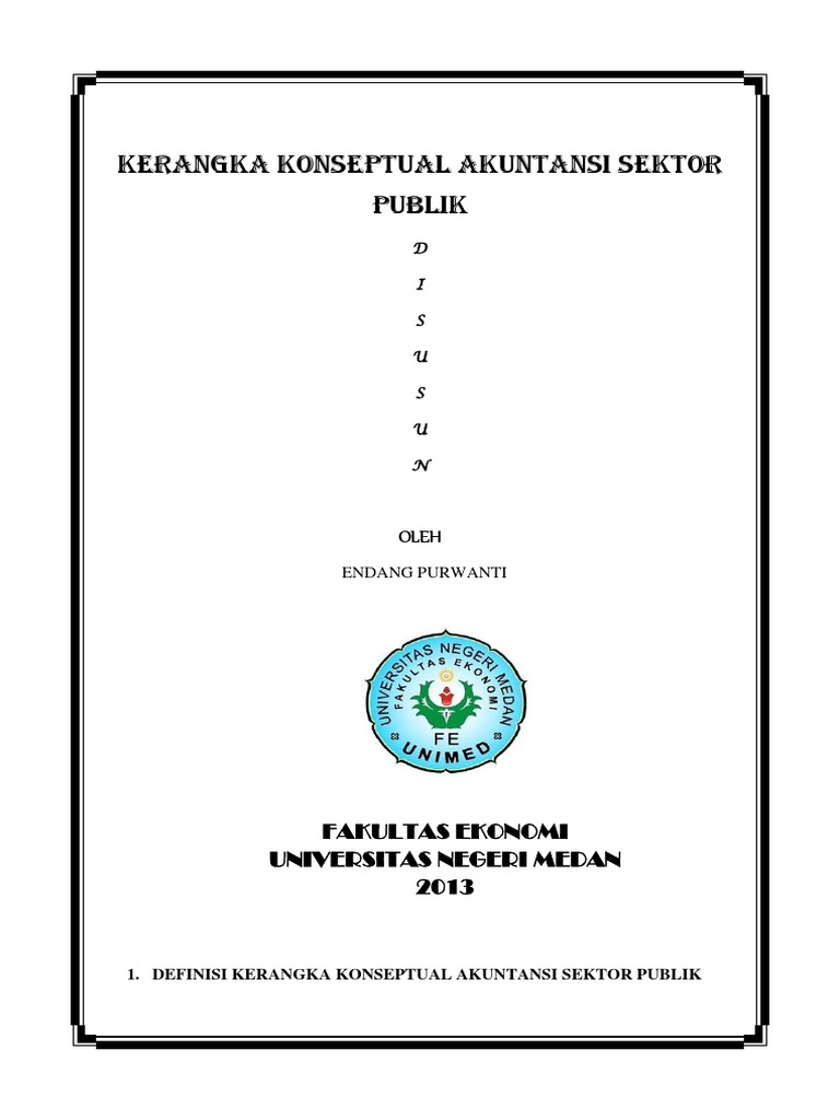 Kerangka Konseptual Akuntansi Sektor Publik
