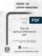 Test de Aptitud Diferencial DAT (PSCOLOGIA UNAM)