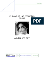 El Dios de Las Pequenas Cosas. Arundhati Roy