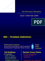 ECIV 724A Fall 2004: Soil-Structure Interaction