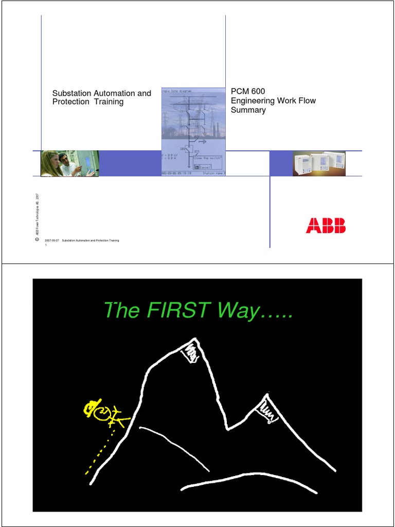 07 Sep-601 PCM 600 1p5 Work Flow | PDF | Automation | Electrical Substation