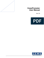 User Manual CewePrometer A0172e-6