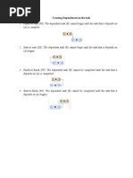 Creating Dependencies in The Task